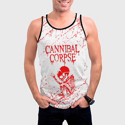 Майка-безрукавка мужская Cannibal corpse, цвет: 3D-черный — фото 2