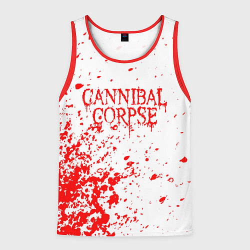 Мужская майка без рукавов Cannibal corpse / 3D-Красный – фото 1