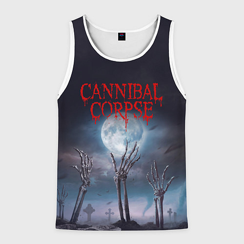 Мужская майка без рукавов Cannibal Corpse Труп Каннибала Z / 3D-Белый – фото 1