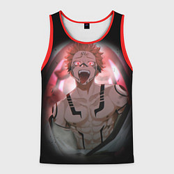 Мужская майка без рукавов МАГИЧЕСКАЯ БИТВА SUKUNA