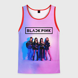 Майка-безрукавка мужская BLACKPINK, цвет: 3D-красный