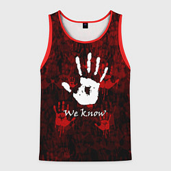 Майка-безрукавка мужская THE ELDER SCROLLS SKYRIM TES, цвет: 3D-красный