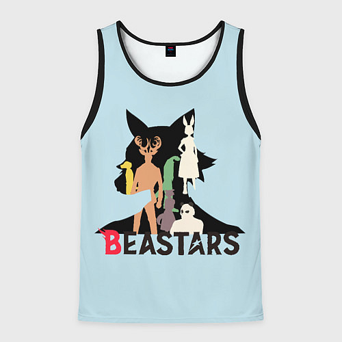 Мужская майка без рукавов All beastars / 3D-Черный – фото 1