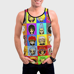 Майка-безрукавка мужская ONE PIECE ВАН ПИС УЗОР, цвет: 3D-черный — фото 2