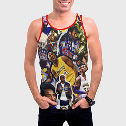 Майка-безрукавка мужская КОБИ БРАЙАНТ KOBE BRYANT, цвет: 3D-красный — фото 2