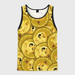 Мужская майка без рукавов DOGECOIN DOGE ДОГИКОИН