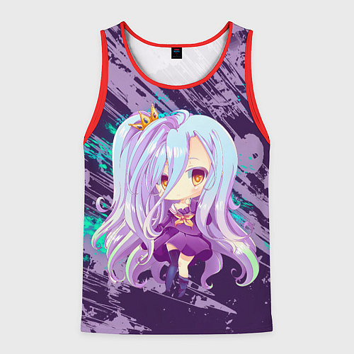 Мужская майка без рукавов Shiro art / 3D-Красный – фото 1