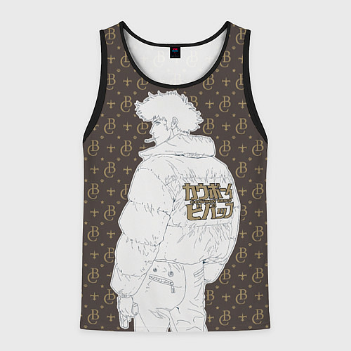 Мужская майка без рукавов Cowboy Bebop Louis Vuitton / 3D-Черный – фото 1