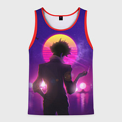 Майка-безрукавка мужская Cowboy Bebop Spike Spiegel, цвет: 3D-красный