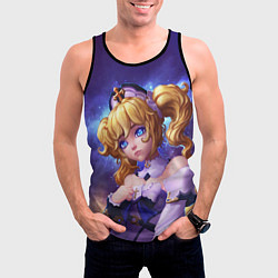 Майка-безрукавка мужская GENSHIN IMPACT BARBARA, цвет: 3D-черный — фото 2