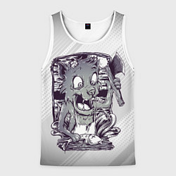 Майка-безрукавка мужская Поваренок, цвет: 3D-белый