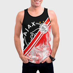 Майка-безрукавка мужская FC AJAX AMSTERDAM ФК АЯКС, цвет: 3D-черный — фото 2