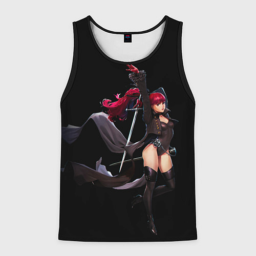 Мужская майка без рукавов Касуми / 3D-Черный – фото 1