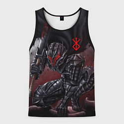 Майка-безрукавка мужская ГАТС БЕРСЕРК аниме, цвет: 3D-черный