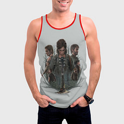 Майка-безрукавка мужская Hard story, цвет: 3D-красный — фото 2