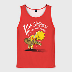 Мужская майка без рукавов Лиза против мира