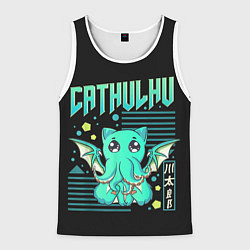 Мужская майка без рукавов CatHulhu