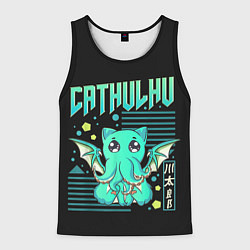 Мужская майка без рукавов CatHulhu
