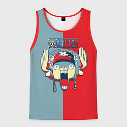 Майка-безрукавка мужская Сопливый Тони Тони Чоппер One Piece, цвет: 3D-красный