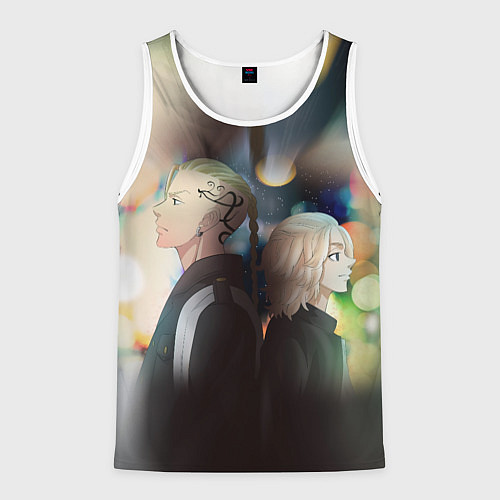 Мужская майка без рукавов Tokyo Revengers Токийские Мстители Z / 3D-Белый – фото 1