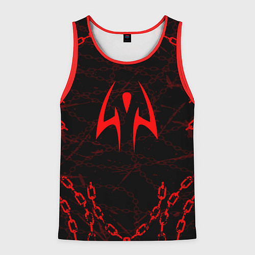 Мужская майка без рукавов SUKUNA ИТАДОРИ / 3D-Красный – фото 1