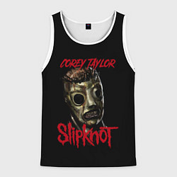 Майка-безрукавка мужская COREY TAYLOR SLIPKNOT СЛИПКНОТ Z, цвет: 3D-белый