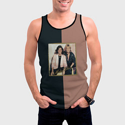 Майка-безрукавка мужская Modern Talking Хиты 80-х, цвет: 3D-черный — фото 2