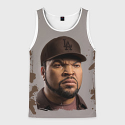Майка-безрукавка мужская Ice Cube Айс Куб Z, цвет: 3D-белый
