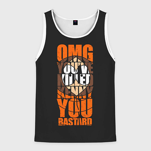 Мужская майка без рукавов Они убили Кенни / 3D-Белый – фото 1