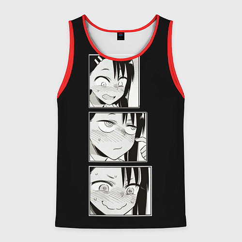 Мужская майка без рукавов Нагаторо Nagatoro / 3D-Красный – фото 1