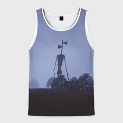 Мужская майка без рукавов СИРЕНОГОЛОВЫЙ У ДОМА