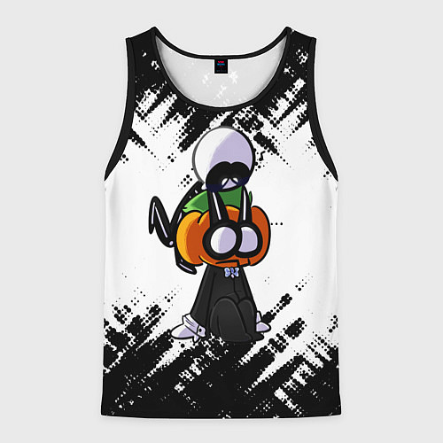 Мужская майка без рукавов Скид и Памп FNF / 3D-Черный – фото 1