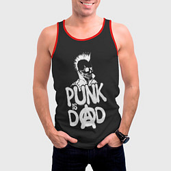 Майка-безрукавка мужская Граффити Панки, цвет: 3D-красный — фото 2