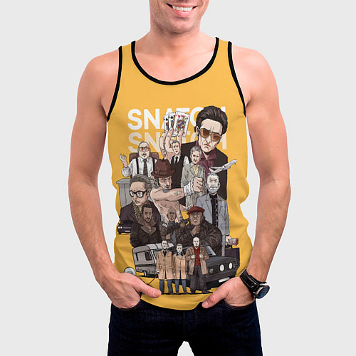 Мужская майка без рукавов Большой куш / 3D-Черный – фото 3