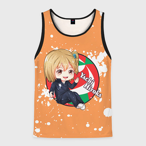 Мужская майка без рукавов Yachi Hitoka Haikyu Волейбол Z / 3D-Черный – фото 1