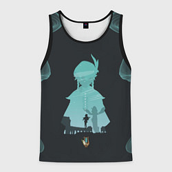 Майка-безрукавка мужская ВЕНТИ VENTI ГЕНШИН, цвет: 3D-черный