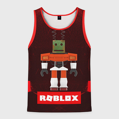 Мужская майка без рукавов ROBLOX РОБЛОКС Z / 3D-Красный – фото 1