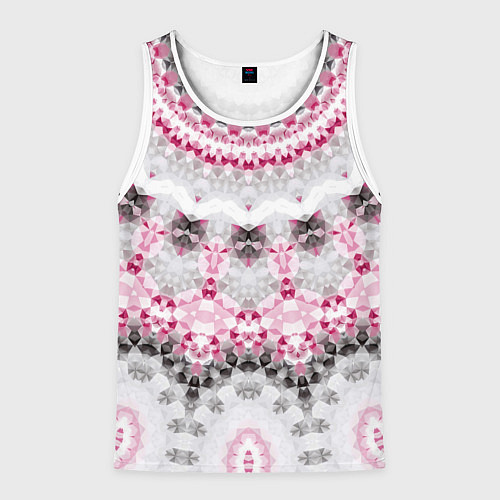 Мужская майка без рукавов Абстрактный современный фон / 3D-Белый – фото 1