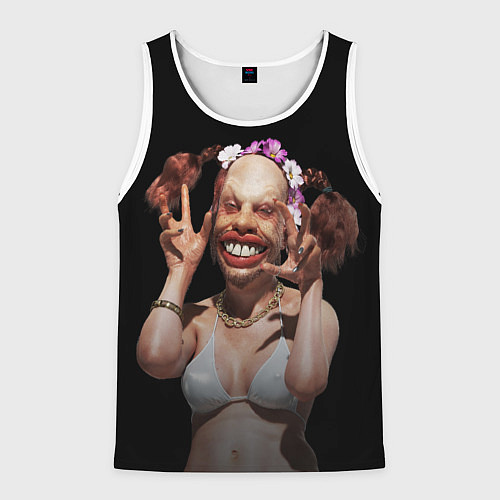 Мужская майка без рукавов Windowlicker / 3D-Белый – фото 1