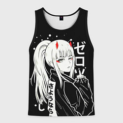 Мужская майка без рукавов Zero Two, Darling in the Franx