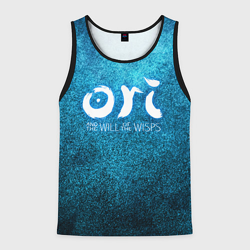 Мужская майка без рукавов Ori Logo Ори Лого / 3D-Черный – фото 1