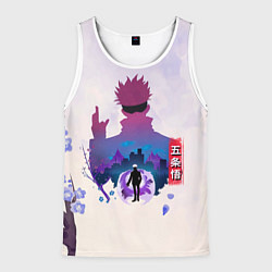 Мужская майка без рукавов Годжо Сатору Магическая битва