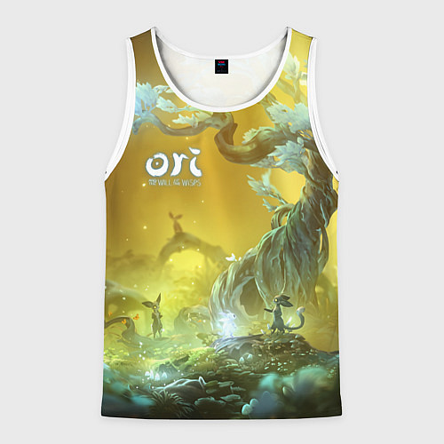 Мужская майка без рукавов Ori Ori and the Will of the Wisps / 3D-Белый – фото 1