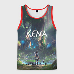Майка-безрукавка мужская Кена с тленышами, цвет: 3D-красный