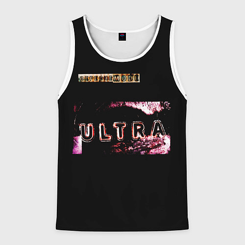 Мужская майка без рукавов Ultra - Depeche Mode / 3D-Белый – фото 1