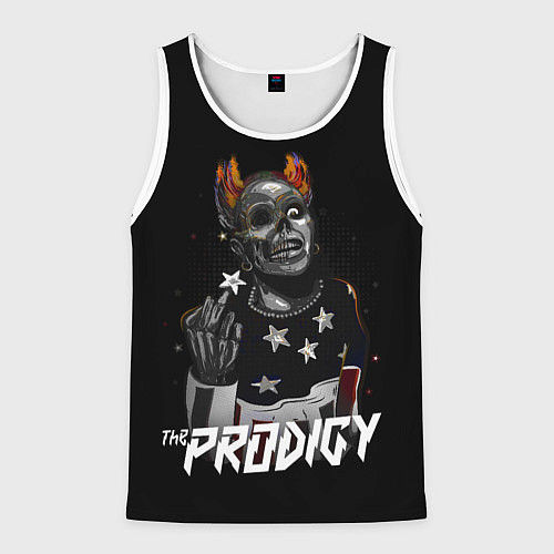 Мужская майка без рукавов THE PRODIGY FLINT / 3D-Белый – фото 1