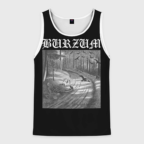 Мужская майка без рукавов Burzum Hvis lyset tar oss / 3D-Белый – фото 1