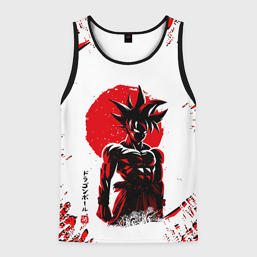 Мужская майка без рукавов Dragon ball / 3D-Черный – фото 1