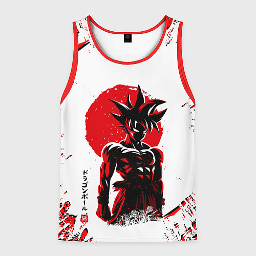 Мужская майка без рукавов Dragon ball / 3D-Красный – фото 1