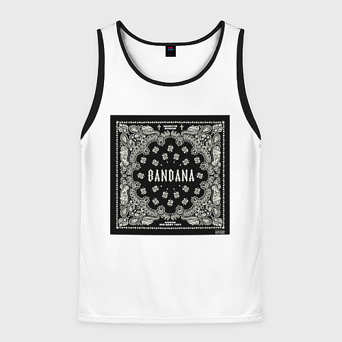 Мужская майка без рукавов KIZARU BANDANA / 3D-Черный – фото 1